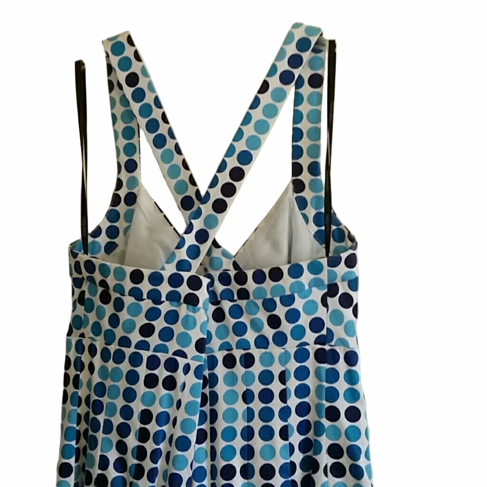 Calvin Klein Blue Polka Dot dress - Picture 2 of 3